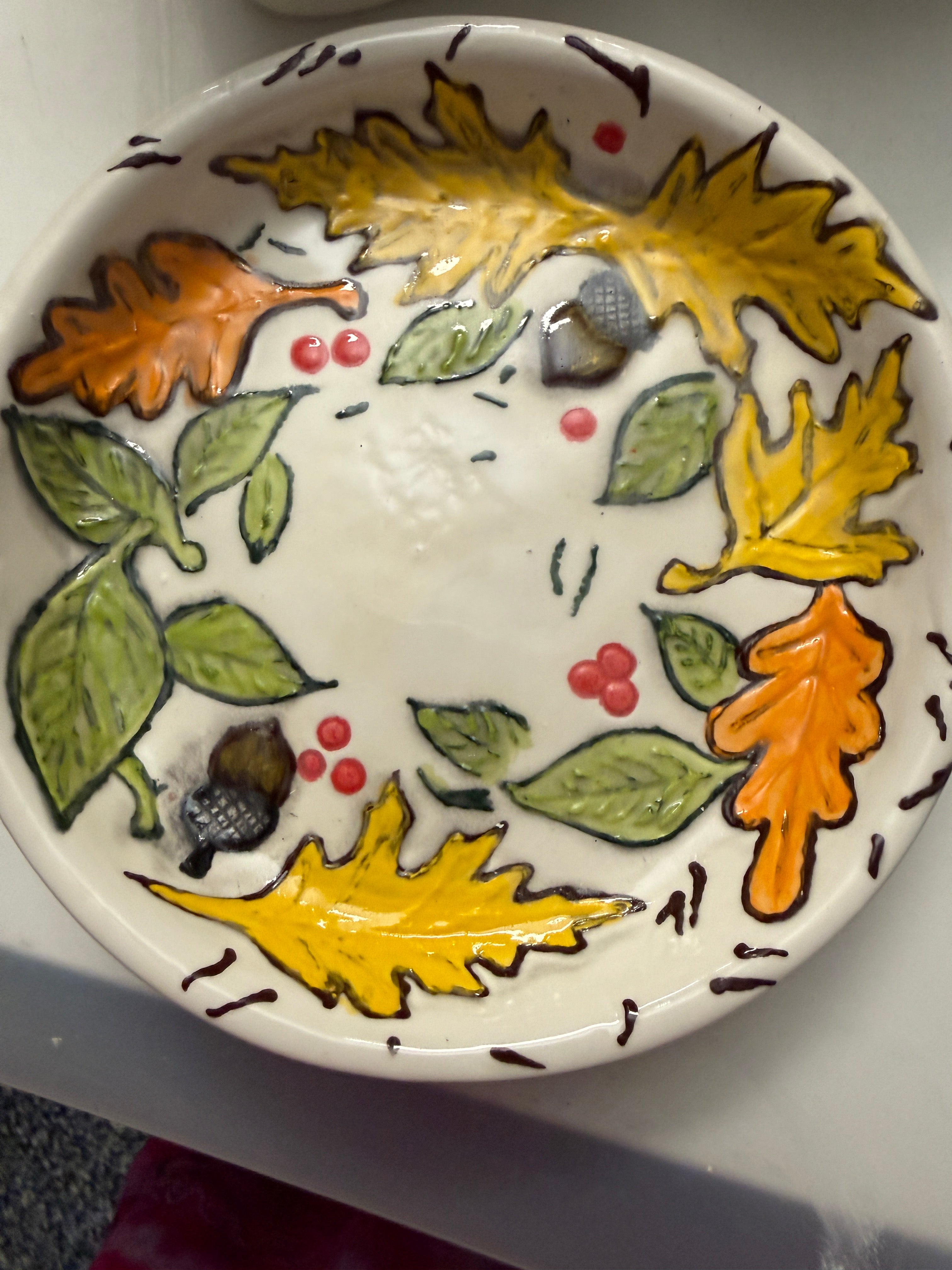 Fall candy dish